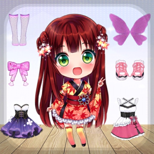 Chibi Dolls Dress up DIY Games Icon