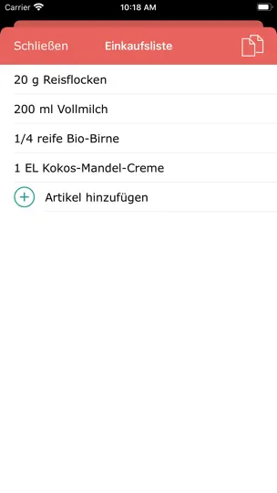 Screenshot von Baby Food auf dem iPhone 6