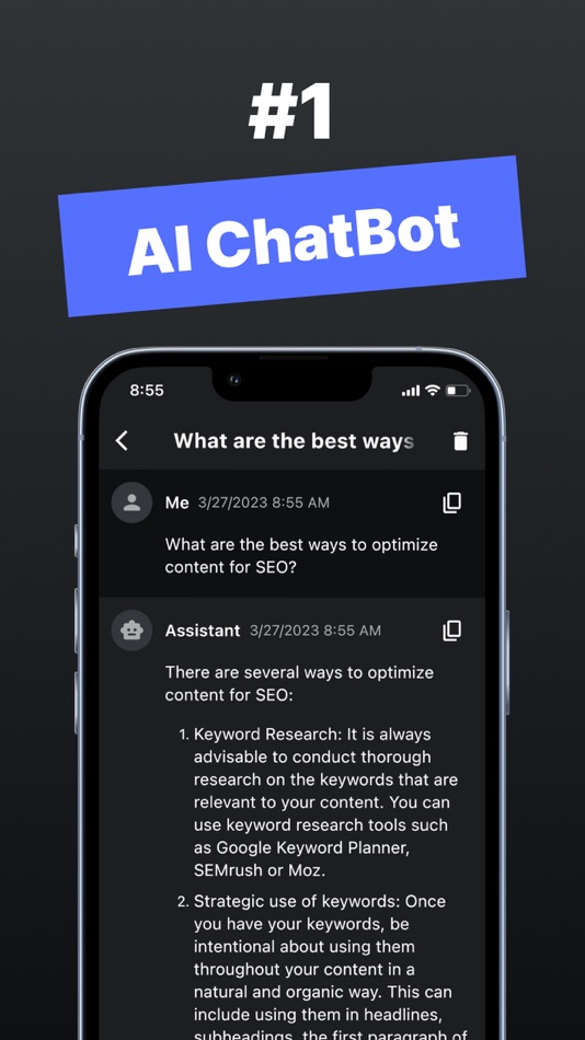 #1. NexChat - AI Chat Bot & Writer (iOS) Podle: Playense