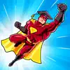 Super Hero Flying School! delete, cancel