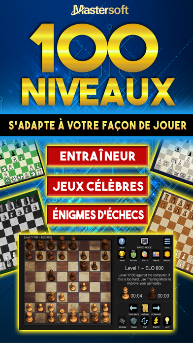 Screenshot #3 pour Échecs - Apprenez & Entraîneur