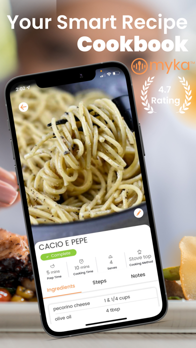 Myka Cook Book Recipes Keeper Screenshot