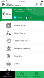 hillcrest golf and cc iphone screenshot 1