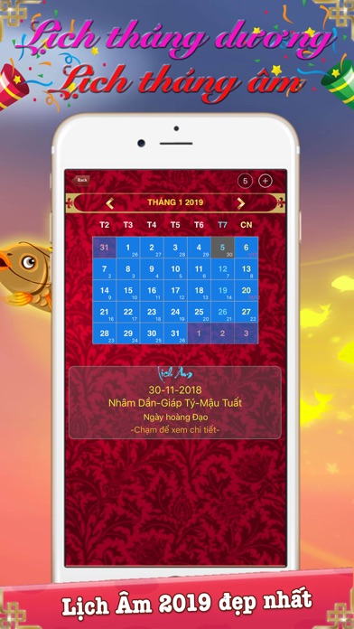 Lịch Vạn Niên Phong Thuỷ Tử Vi Screenshot