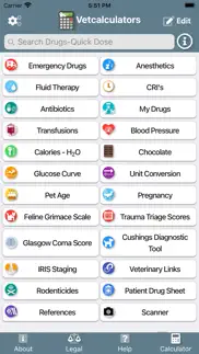 vetcalculators iphone screenshot 2