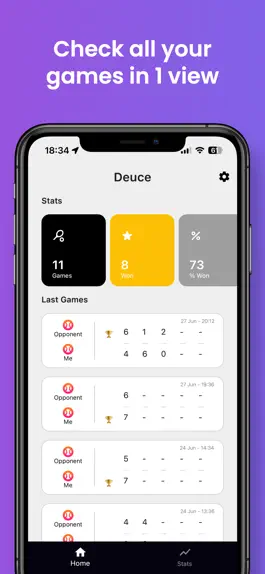 Game screenshot Deuce - Padel Scorekeeper mod apk