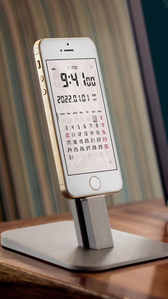 #3. LCD Clock - Clock & Calendar (iOS) 作者: forYou inc.