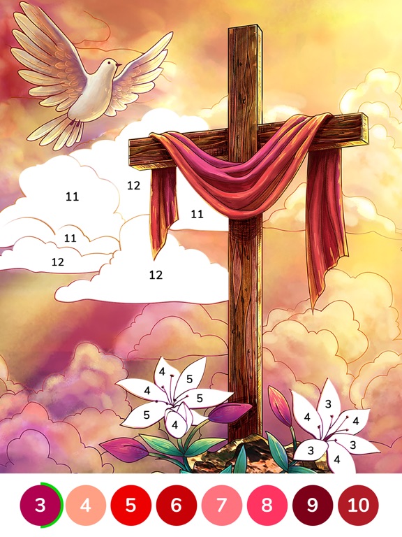 Screenshot #6 pour Bible Coloring Paint by Number