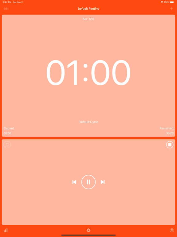 HIIT Interval Timer iPad screenshot 4 - Health & Fitness app
