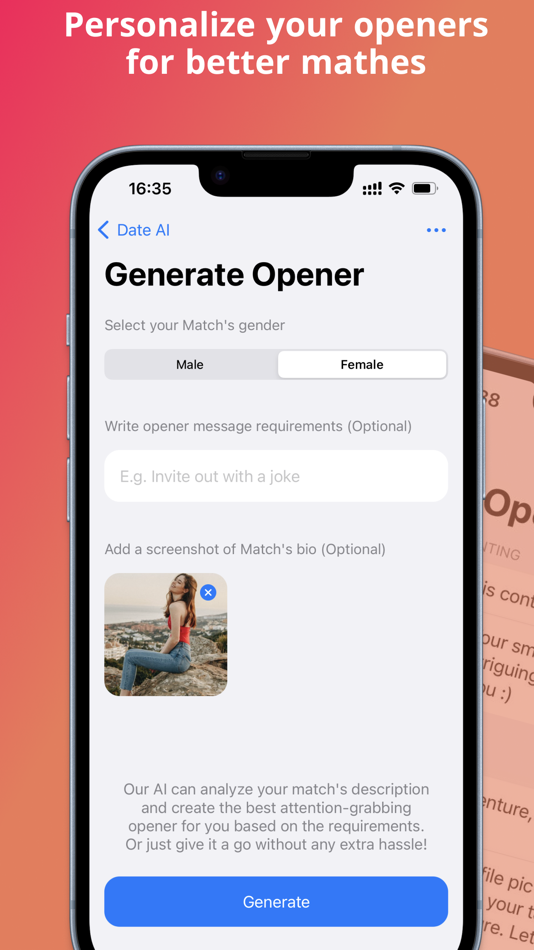 #2. Date AI (iOS) 由: YDALIR Systems