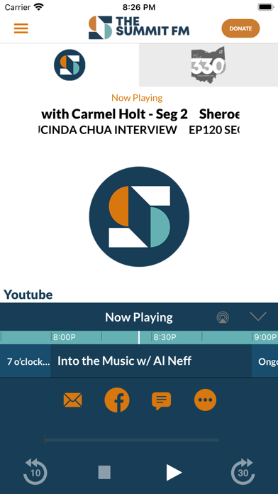 The Summit Radio Screenshot