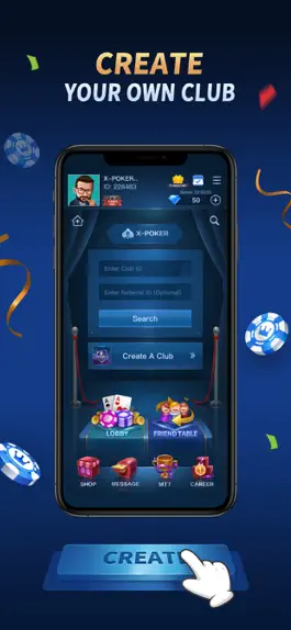 Game screenshot X-Poker - Holdem,Omaha,OFC mod apk