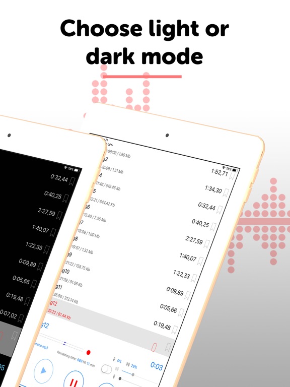 Alon Dictaphone-Voice Recorder iPad screenshot 2 - Business app