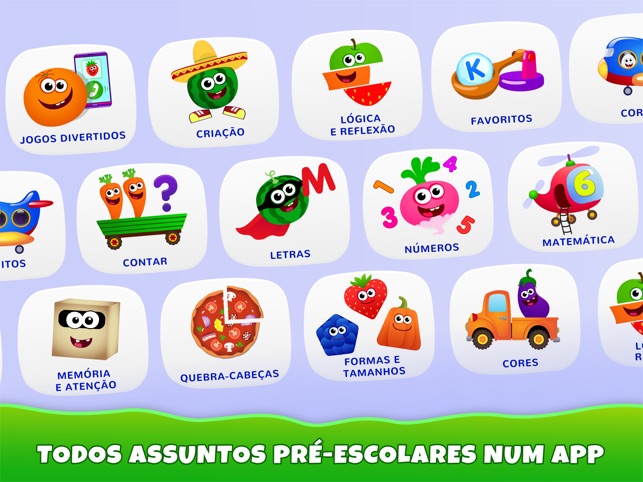 Bini ABC jogos crianças 4 anos na App Store