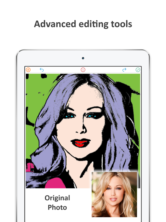 Sketch my photo drawing booth iPad screenshot 4 - Photo & Video app