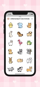 Littlemandyart Cute Animals screenshot #3 for iPhone