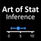 The Art of Stat: Inference app provides access to the following modules: