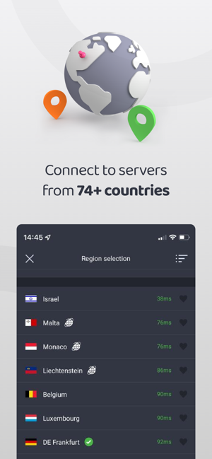 ‎VPN: Private Internet Access Capture d'écran