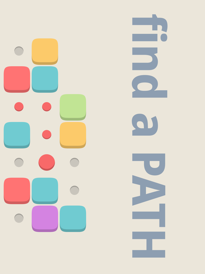 PATH Color blocks puzzle game
