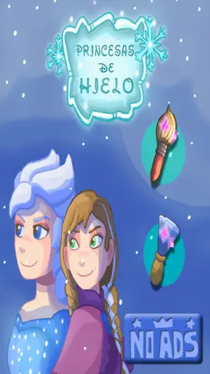 Coloring book ice princess screenshot 1