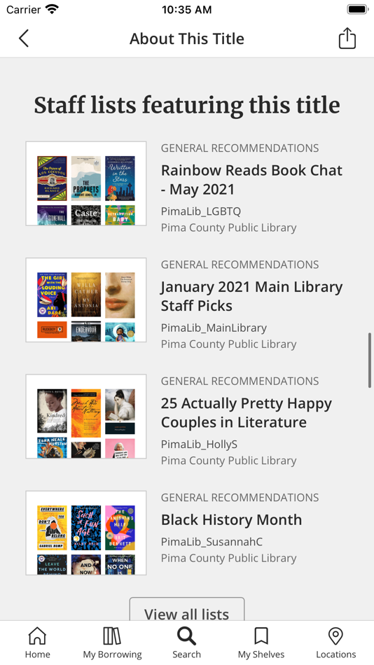 #5. MyPCPL (iOS) 由: Pima County Public Library