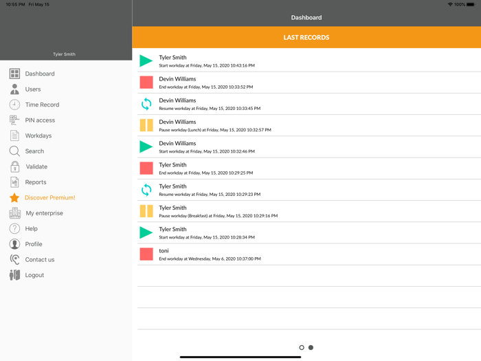 Bixpe Worktime Tracking