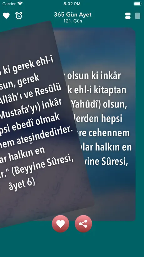 365 Gün Ayet ile Günün Ayeti