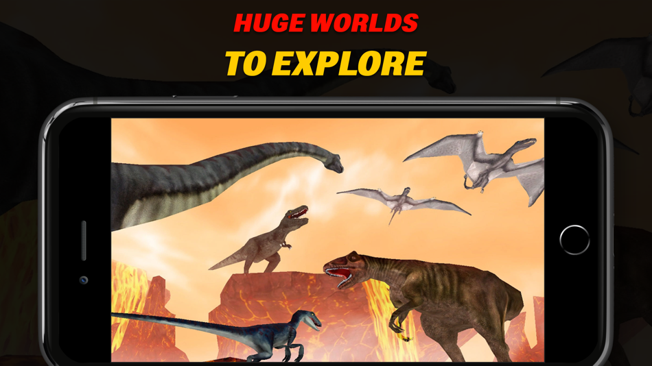#3. Jurassic Dinosaur Online Sim (iOS) 由: AppForge Inc.