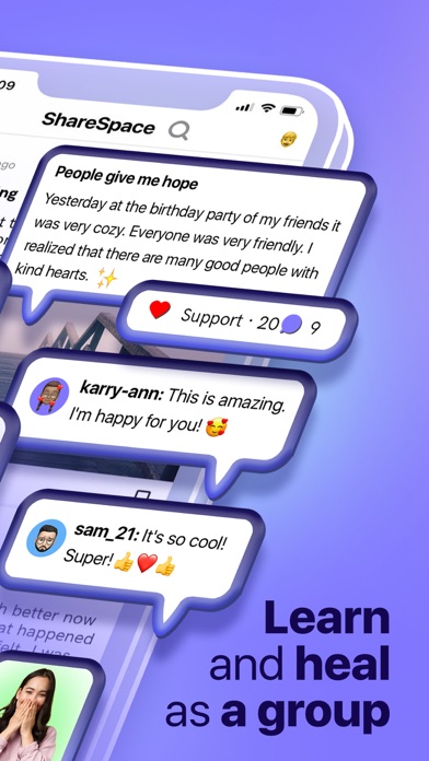 Vent & Care: ShareSpace Screenshot