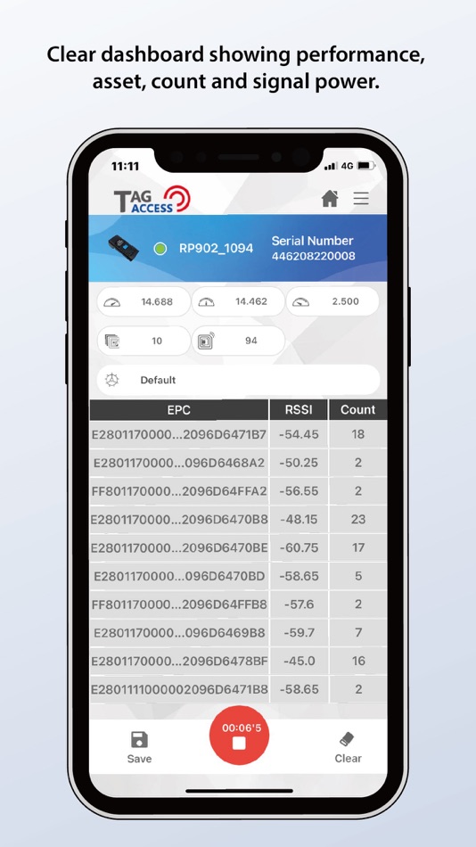 #2. TagAccess (iOS) 由: Unitech Electronics