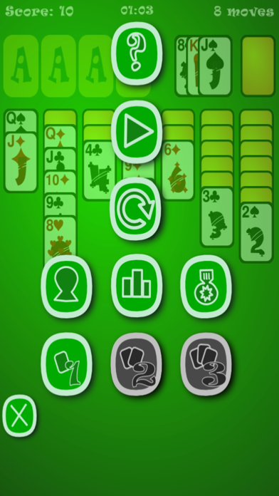 Classic Klondike Solitaire UN Screenshot