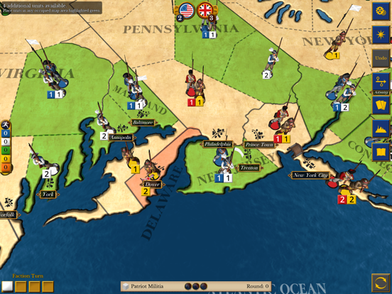 1775: Rebellion iPad app afbeelding 1