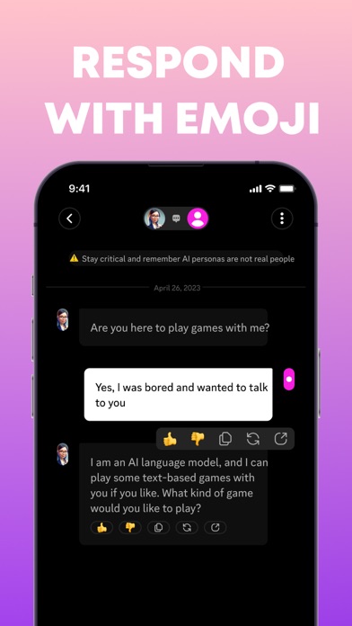 Utopia AI ⋆ Character Chatbot Screenshot