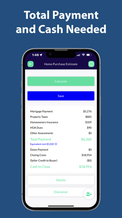 Buy A House Calc Screenshot