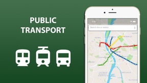 Public transport map Budapest screenshot