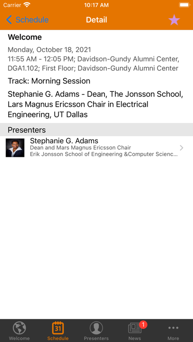 TxACE Symposium Screenshot