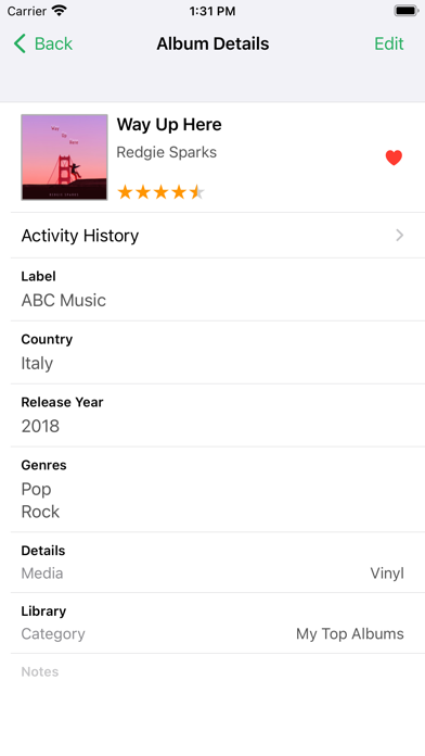 MusicBuddy: Vinyl & CD Catalog Screenshot