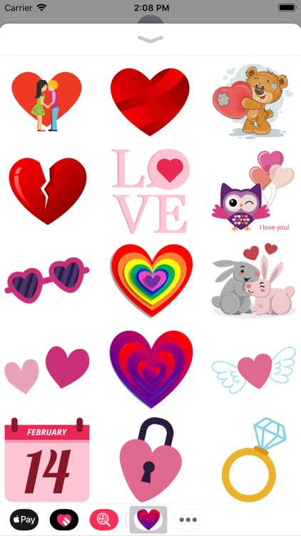 Valentine Fun Stickers