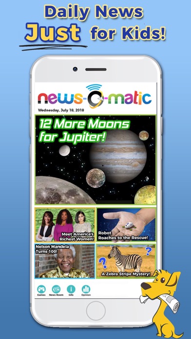 Screenshot #1 pour News-O-Matic: Reading for Kids