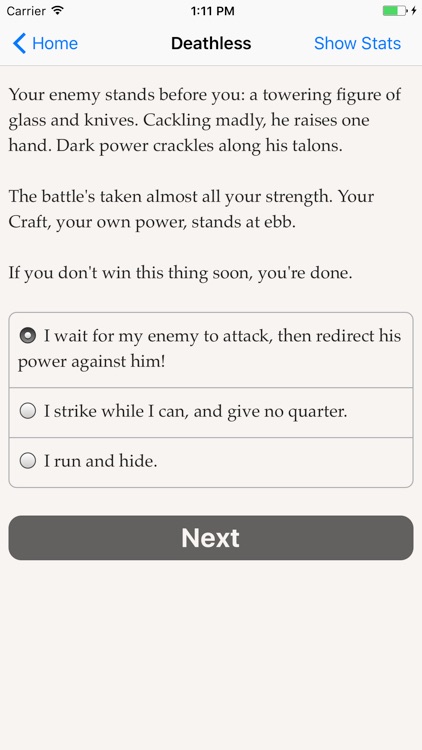 Choice of the Deathless