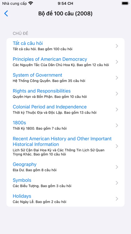 Ôn Thi Quốc Tịch Mỹ