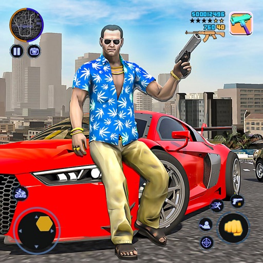 Open World Gangster Games 3D iOS App