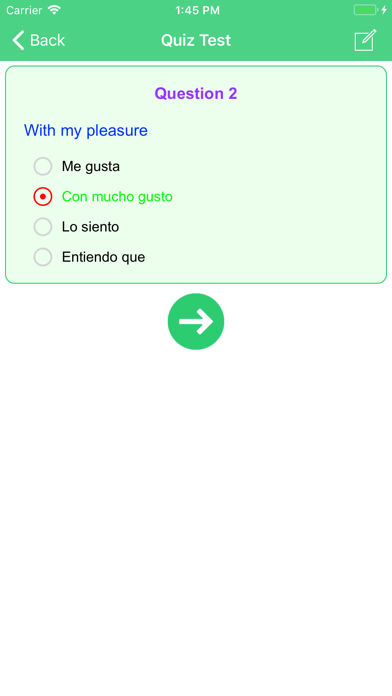 Learn Spanish Language Offline Screenshot