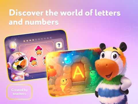 Zebrainy - ABC kids gamesのおすすめ画像2