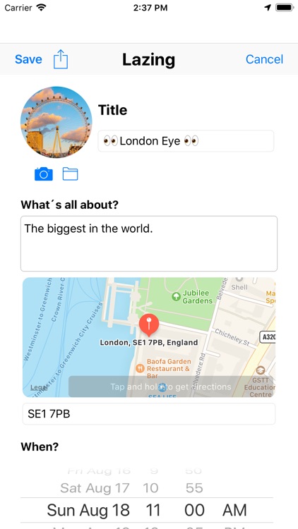 Meet people or contacts on map