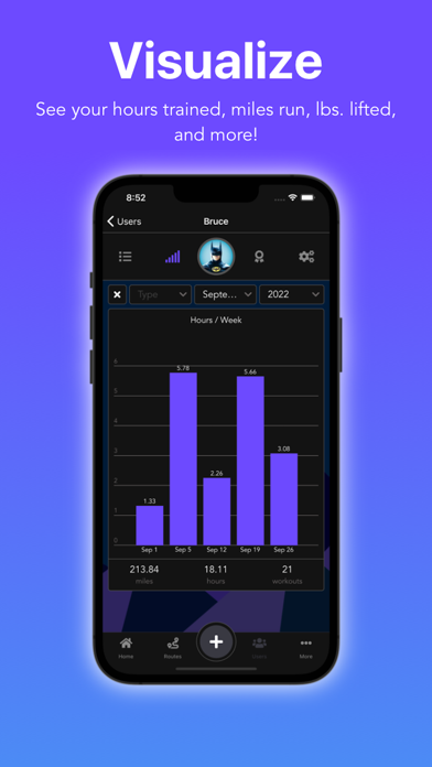 Outwork Workout Tracker Screenshot