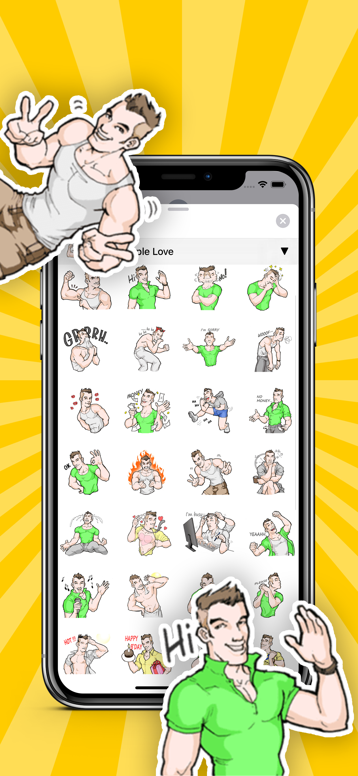 Pride Stickers • Gay Emoji screenshot 2
