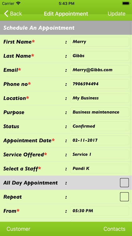 Appointment Scheduler screenshot-3