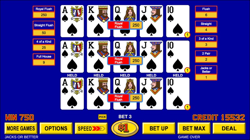 Video Poker ™ - Classic Games screenshot 6