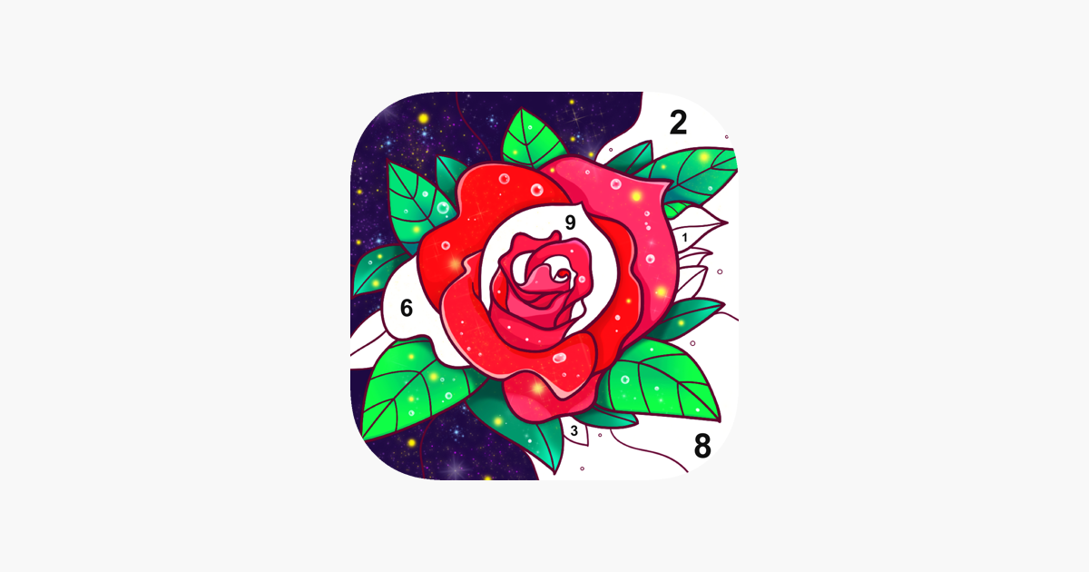 ‎Super Color Paint by Number on the App Store